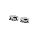 Dolle Flic 1.6 in. H X 1.6 in. W X 0.8 in. D Silver Metal Shelf Clips, Pack of 8