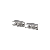 Dolle Flac 1.6 in. H X 1.6 in. W X 0.8 in. D Silver Metal Shelf Clips, Pack of 8