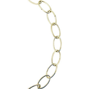 Koch Industries 10 Sizes Oval Link Steel Chain 3/16 in. D X 10 ft. L