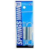 HILLMAN 2.25 in. L X 3/4 in. D Extension Spring 2 pk