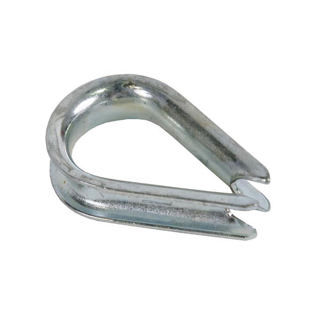 Koch Industries Zinc-Plated Galvanized Steel 1/4 in. D Wire Rope Thimble, Pack of 10