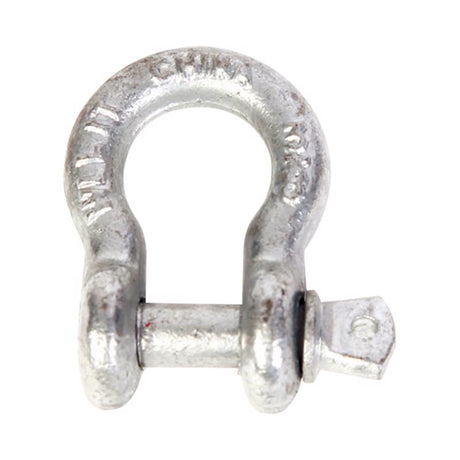 Koch Industries Hot Dipped Galvanized Forged Steel Anchor Shackle 1000 lb, Pack of 10