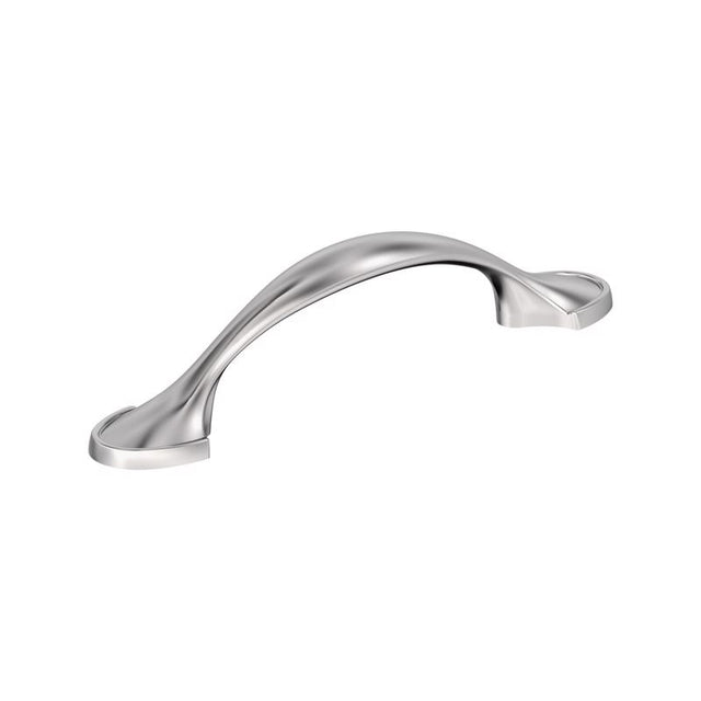 Amerock Everyday Basics Traditional Arch Cabinet Pull 3 in. Polished Chrome Silver 1 pk
