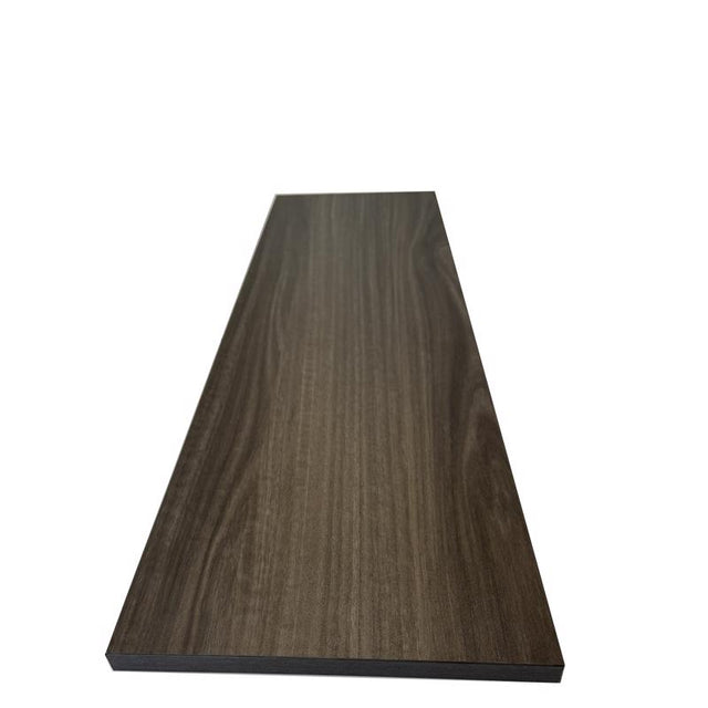NB 0.63 in. H X 10 in. W X 23.6 in. D Espresso Wood Shelf Board, Pack of 5