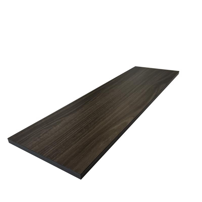 NB 0.63 in. H X 10 in. W X 23.6 in. D Espresso Wood Shelf Board, Pack of 5