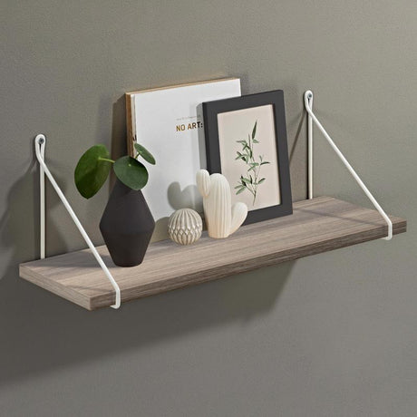 Dolle Lite 0.75 in. H X 31.5 in. W X 9.8 in. D Driftwood Particle Board Shelf Board, Pack of 2