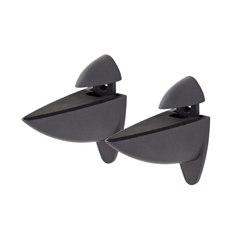 Dolle Ara 4.5 in. H X 1.8 in. W X 4.1 in. D Black Metal Shelf Clips, Pack of 4