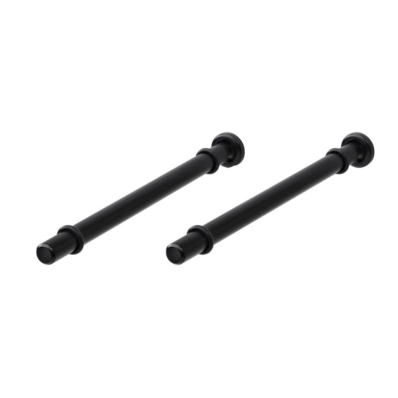 Dolle Atlas 0.9 in. H X 0.5 in. W X 7.9 in. D Black Steel Shelf Bracket, Pack of 8