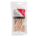 Richelieu Fluted Wood Dowel Pin 3/8 in. D X 1.5 in. L 27 pk Natural, Pack of 5