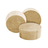 Richelieu Flat Birch Head Plug 5/16 in. D X .28 in. L 25 pk Natural, Pack of 5