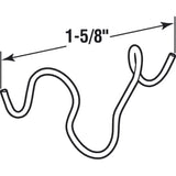 Barton Kramer Gray Spring Steel Rams Horn Clip 100 pk