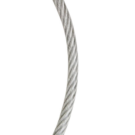 Koch Industries 3/32-3/16 in. D X 50 ft. L Galvanized Clear Vinyl Coated Wire Rope Cable, Pack of 5