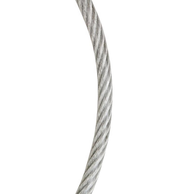 Koch Industries 3/32-3/16 in. D X 50 ft. L Galvanized Clear Vinyl Coated Wire Rope Cable, Pack of 5