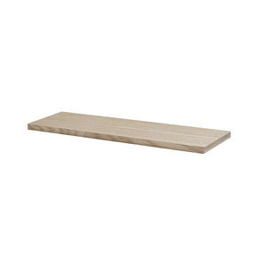 Dolle Lite Feelwood 0.79 in. H X 23.6 in. W X 7.9 in. D Oak Particle Board Decorative Wall Shelf, Pack of 2