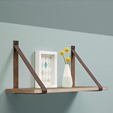 Dolle Lite Feelwood 0.79 in. H X 23.6 in. W X 7.9 in. D Oak Particle Board Decorative Wall Shelf, Pack of 2