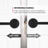 Kwikset Matte Black Passage Lever