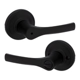 Kwikset Matte Black Privacy Lever