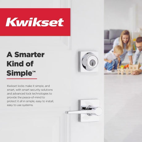 Kwikset Matte Black Privacy Lever