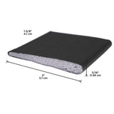 M-D Building Products Black Foam/Vinyl Compression Weatherstrip For Door Jambs 2 in. L X 0.18 in.