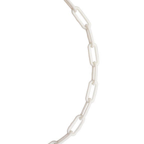 Koch Industries #6 Polycoated White Plastic Decorative Chain .21 in. D 1500 in.