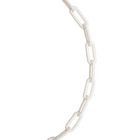 Koch Industries #6 Polycoated White Plastic Decorative Chain .21 in. D 1500 in.