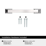 Amerock Incisive Transitional Arch Cabinet Pull 3-3/4 in. Polished Chrome Silver 1 pk