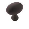 Amerock Vaile Contemporary  Oval Cabinet Knob 1.37 in. D 1.37 in. Matte 1 pk