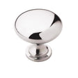 Amerock Loop Transitional Round Cabinet Knob 1.18 in. D 1.18 in. Polished Chrome 1 pk