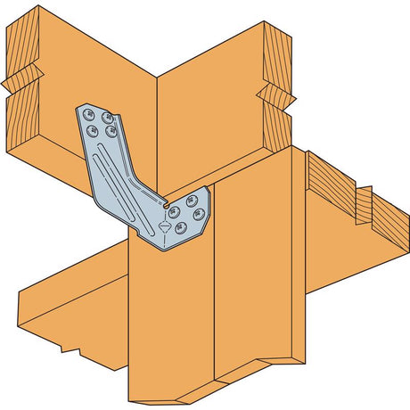 Simpson Strong-Tie 3.75 in. H X 1.69 in. W 18 Ga. Galvanized Steel Hurricane Tie