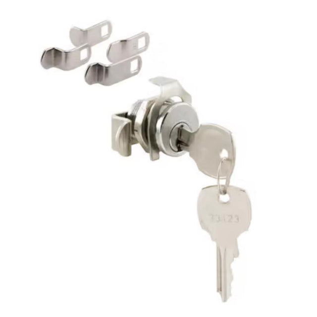 ATC Chrome Plated Steel Counter Clockwise Mailbox Lock 2, Pack of 6