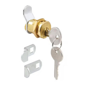 ATC Brass Plated Steel Counter Clockwise Mailbox Lock 2, Pack of 6