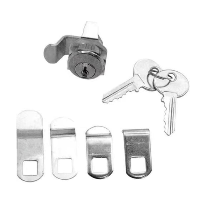 ATC Nickel Steel Counter Clockwise Mailbox Lock 2, Pack of 6