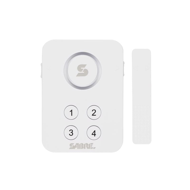 Sabre Battery Powered Indoor White Door Alarm