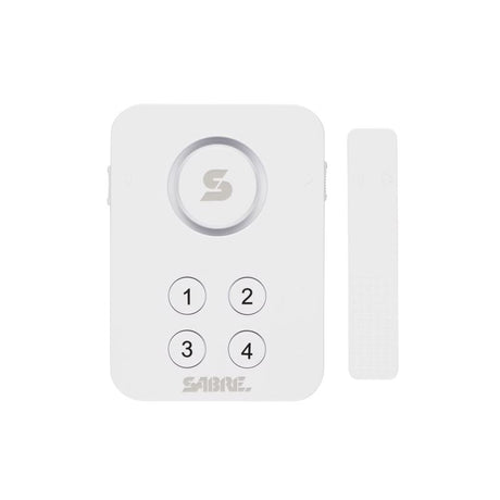 Sabre Battery Powered Indoor White Door Alarm