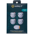 Safety 1st White Plastic Cabinet Locks 5 pk, Pack of 2