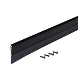 M-D Building Products Black Aluminum/Vinyl Sweep For Doors 36 in. L X 0.25 in.