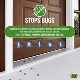 M-D Building Products Black Aluminum/Vinyl Sweep For Doors 36 in. L X 0.25 in.