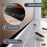 M-D Building Products Black Aluminum/Vinyl Sweep For Doors 36 in. L X 0.25 in.