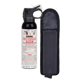 Sabre Frontiersman Max Black Nylon Bear and Mountain Lion Spray W/Belt Holster