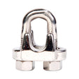 Koch Industries Polished Stainless Steel Wire Rope Clip, Pack of 10