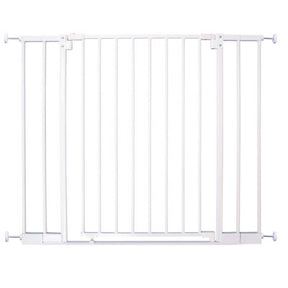North States White Metal Expandable Baby Gate 1 pk