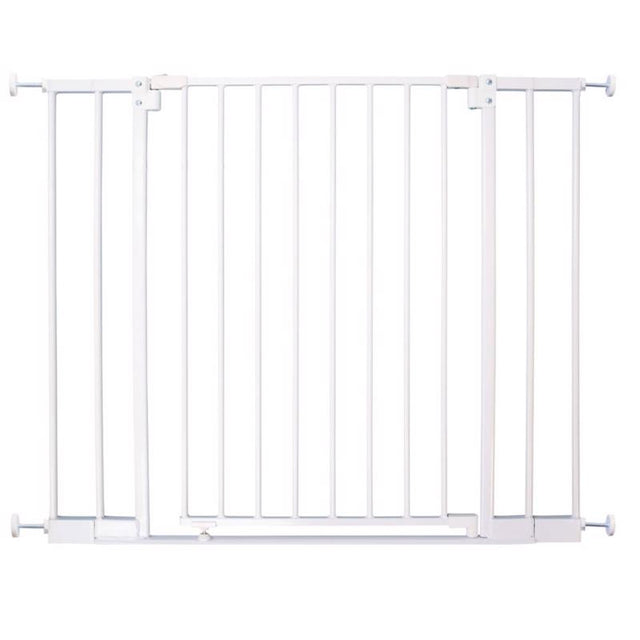 North States White Metal Expandable Baby Gate 1 pk