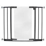 North States Graphite Metal/Acrylic Expandable Baby Gate 1 pk