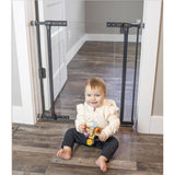 North States Graphite Metal/Acrylic Expandable Baby Gate 1 pk