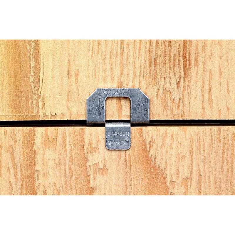 Simpson Strong-Tie Galvanized Silver Steel Panel Sheathing Clip 1 pk, Pack of 10