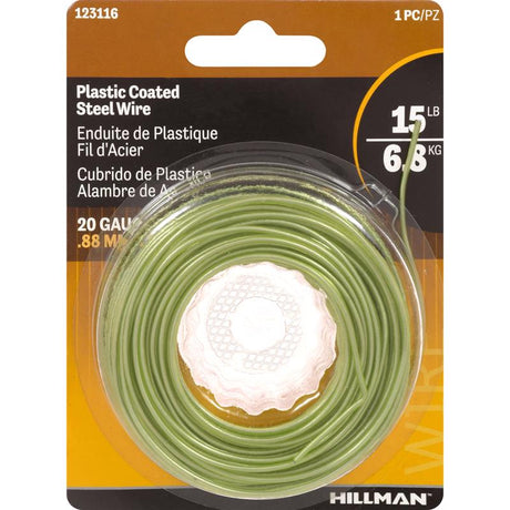 HILLMAN 75 ft. L Plastic 20 Ga. Hobby Wire, Pack of 6