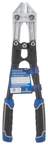 Vulcan JL-WD-0614 Bolt Cutter, 5 mm Cutting Capacity, Chrome Molybdenum Steel Jaw, 14 in OAL, Black/Blue Handle