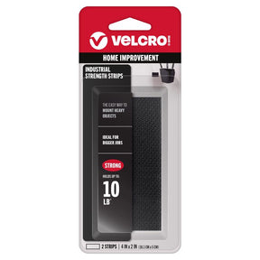 VELCRO Brand Industrial Strength Small Nylon Hook and Loop Fastener 4 in. L 2 pk, Pack of 6