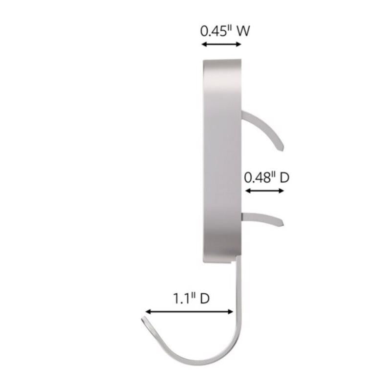 3M Stainless Steel 15# Drywall Hooks 1 pk