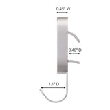 3M Stainless Steel 15# Drywall Hooks 1 pk